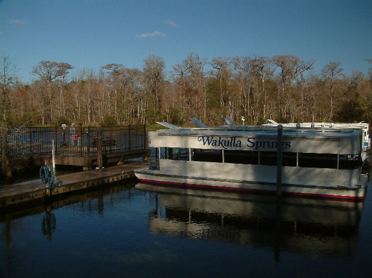 River Tour Boat at Edward Ball Wakulla Springs State Park in Florida